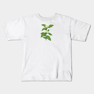 Green Coffe  Botanical Kids T-Shirt